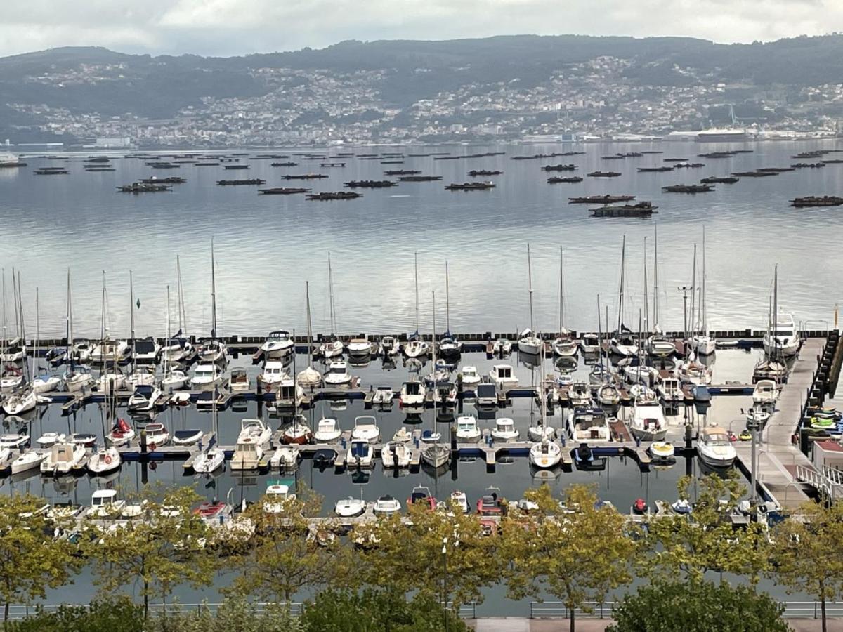 شقة Mirador Puerto Nautico, Con Parking Gratis, Moaña المظهر الخارجي الصورة