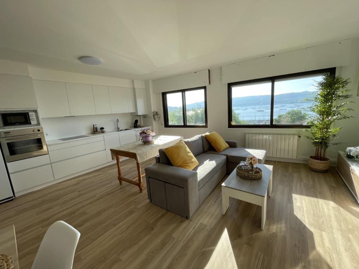 شقة Mirador Puerto Nautico, Con Parking Gratis, Moaña المظهر الخارجي الصورة