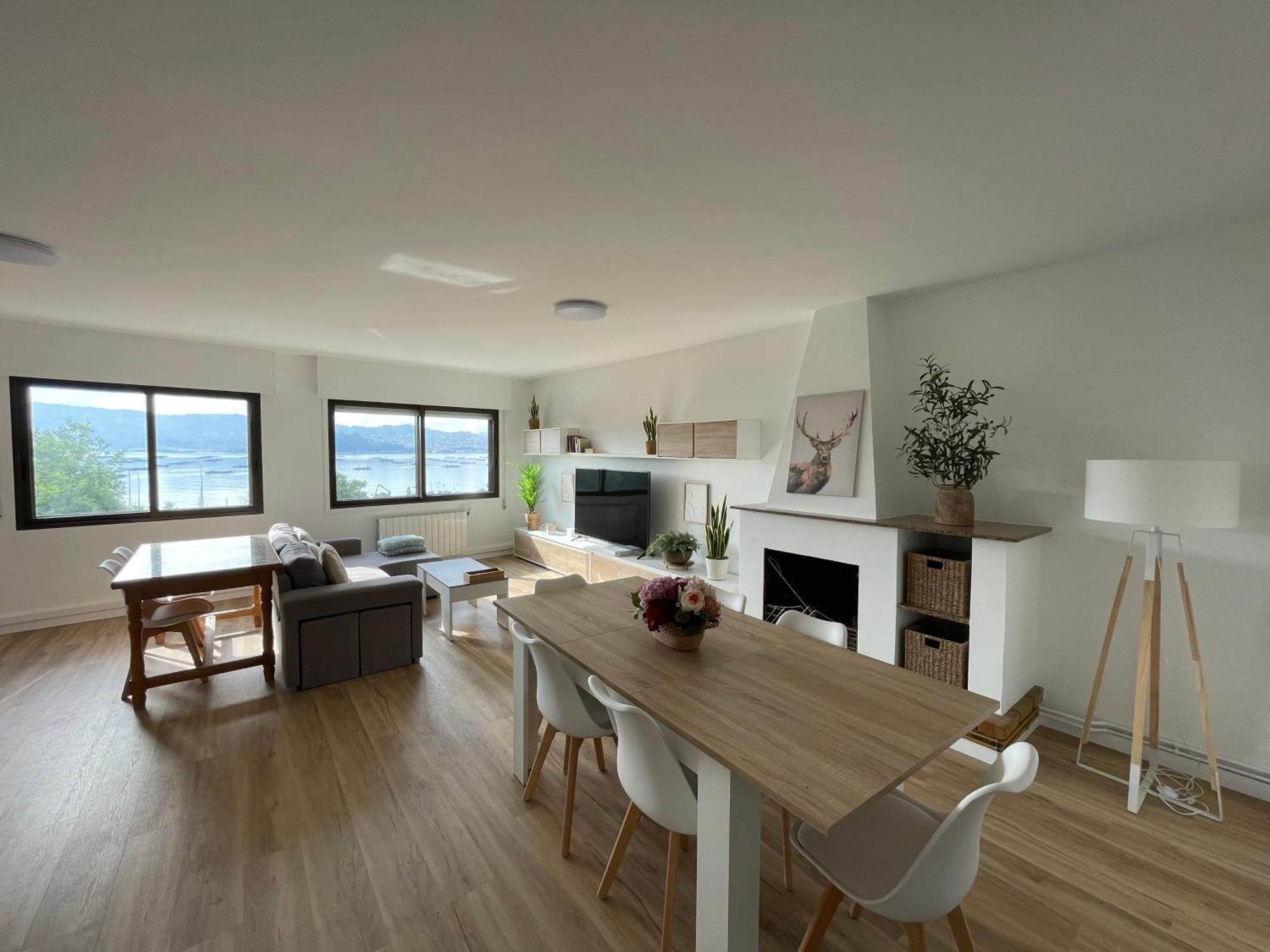 شقة Mirador Puerto Nautico, Con Parking Gratis, Moaña المظهر الخارجي الصورة