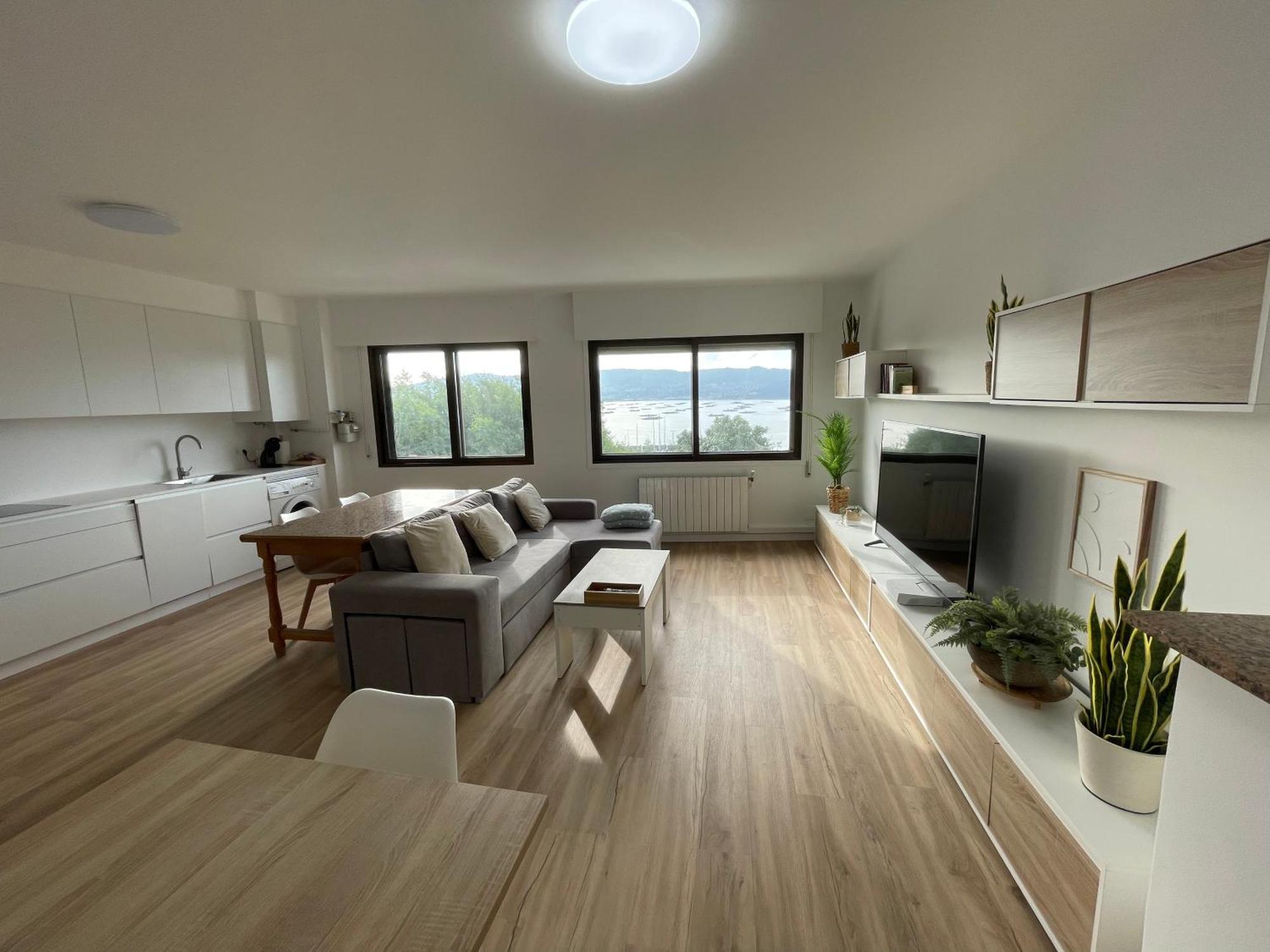 شقة Mirador Puerto Nautico, Con Parking Gratis, Moaña المظهر الخارجي الصورة